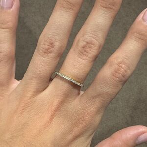 Gold eternity band
